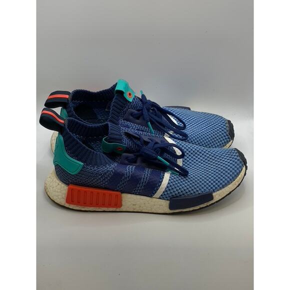 ADIDAS Men\'s Multicolor Mesh NMD_R1 Packers Sneakers SZ 9.5 main image 8